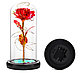 Вечная роза в стеклянном абажуре с подсветкой SiPL, фото 3