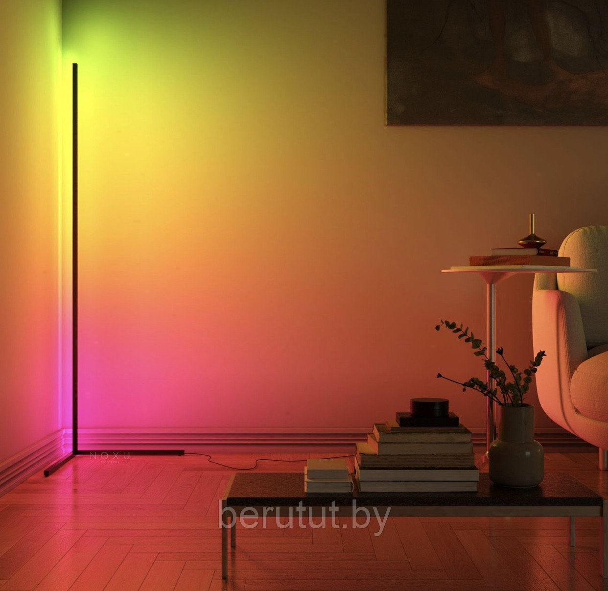 Напольный светильник RGB, лампа напольная светодиодная 200 см - фото 3 - id-p206164099