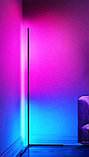 Напольный светильник RGB, лампа напольная светодиодная 200 см, фото 4