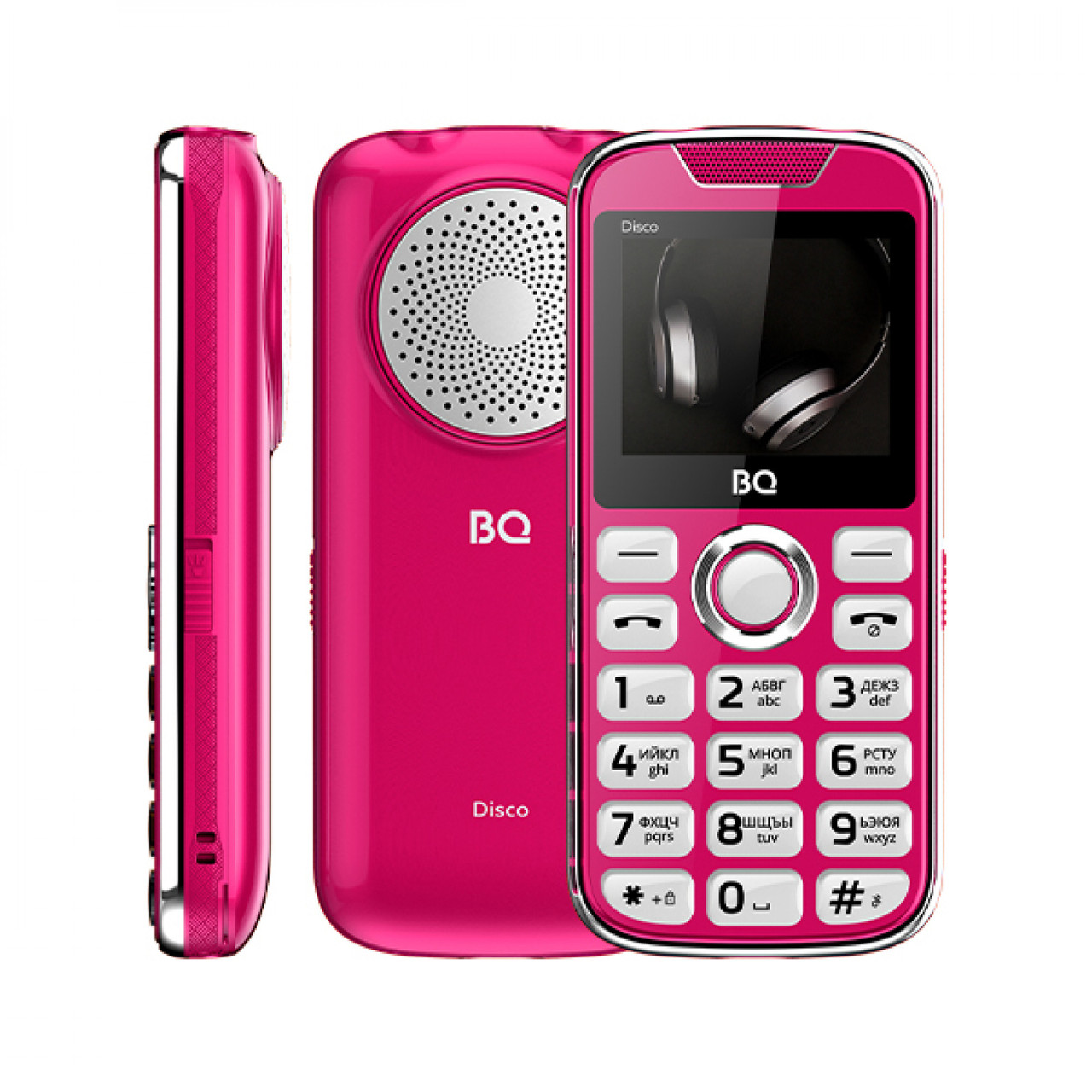 Мобильный телефон BQ BQ-2005 Disco (розовый) - фото 1 - id-p206166898