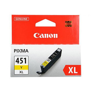 Картридж CLI-451Y XL/ 6475B001 (для Canon PIXMA MX924/ MG5540/ MG6340/ MG6640/ MG7140/ MG7540) жёлтый