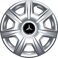 Колпаки на колеса SJS модель 327 / 15"+ комплект значков Mercedes