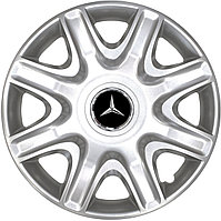 Колпаки на колеса SJS модель 332 / 15"+ комплект значков Mercedes