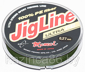 Шнур плетёный Momoi JIGLINE ULTRA PE 0.27 (100м)