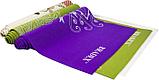 Коврик для йоги и фитнеса 173*61*0,4 с рисунком ВИОЛЕТ (Yoga mat 173*61*0,5 with picture violet 814c), Bradex, фото 7