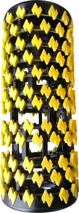 Ролик массажный, складной, Bradex SF 0828, желтый (collapsible yoga roller, yellow) - фото 4 - id-p182254174