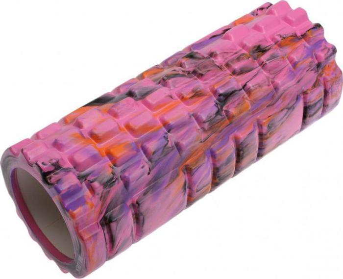 Валик для фитнеса «ТУБА», камуфляж розовый (Deep tissue massage foam roller), Bradex SF 0334 - фото 1 - id-p182254175