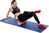 Валик для фитнеса «ТУБА», камуфляж розовый (Deep tissue massage foam roller), Bradex SF 0334, фото 7