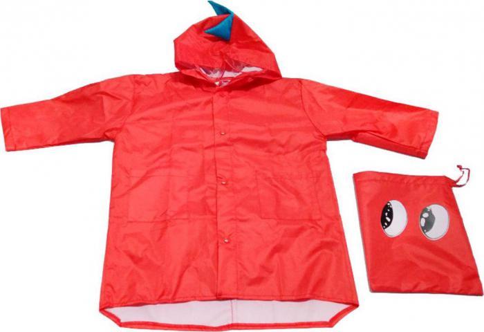 Дождевик «ДРАКОН» красный, размер М (children's raincoat red, M-size), Bradex DE 0488 - фото 2 - id-p189873683
