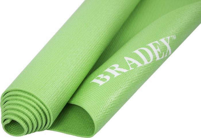 Коврик для йоги и фитнеса 173*61*0,3 зеленый (Yoga mat 173*61*0,3 green 382c), Bradex SF 0399 - фото 6 - id-p193084884