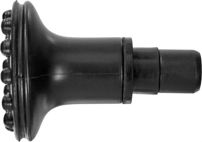Массажер для тела, Массажный пистолет «COMPACT», 4 насадки (Massage gun brush motor, black/silver color), - фото 7 - id-p194380250