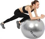 Мяч для фитнеса «ФИТБОЛ-55» с насосом (Fitness Ball 55 сm with pump), Bradex SF 0241, фото 2