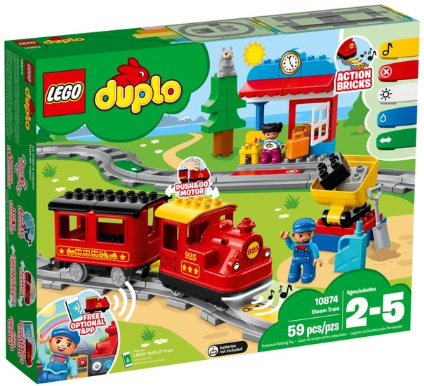 Конструктор LEGO Duplo 10874 Паровоз - фото 1 - id-p206081505