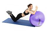 Мяч для фитнеса «ФИТБОЛ-75» Bradex SF 0719 с насосом, фиолетовый (Fitness Ball 75 сm with pump. Pantone number, фото 3