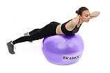 Мяч для фитнеса «ФИТБОЛ-75» Bradex SF 0719 с насосом, фиолетовый (Fitness Ball 75 сm with pump. Pantone number, фото 4