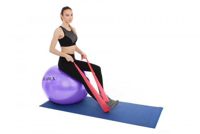 Мяч для фитнеса «ФИТБОЛ-75» Bradex SF 0719 с насосом, фиолетовый (Fitness Ball 75 сm with pump. Pantone number - фото 7 - id-p206081532