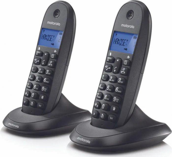 Радиотелефон Motorola C1002CB+, черный [107c1002cb+] - фото 1 - id-p204343113