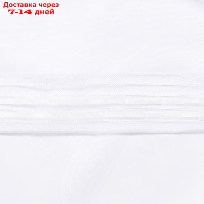 Тюль "Этель" 140×300 см, цвет белый, вуаль, 100% п/э - фото 3 - id-p206081817