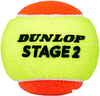 Набор теннисных мячей Dunlop Stage 2 (3 шт, оранжевый)