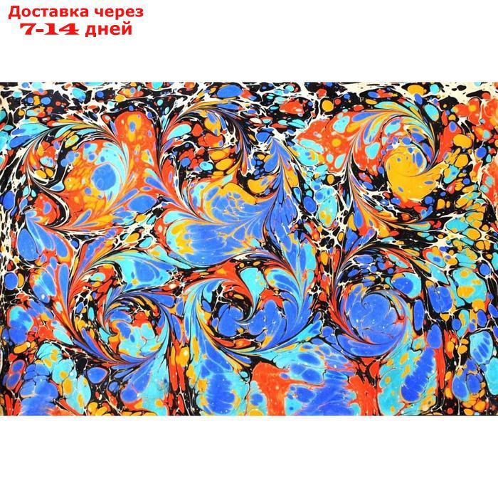 Набор красок для рисования в технике "Эбру", 5 цветов по 18 мл, загуститель, 13 г, "Аква-Колор" - фото 6 - id-p206082098