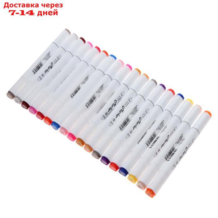 Набор маркеров для скетчинга двусторонние 60 штук/60 цветов - фото 4 - id-p206082108