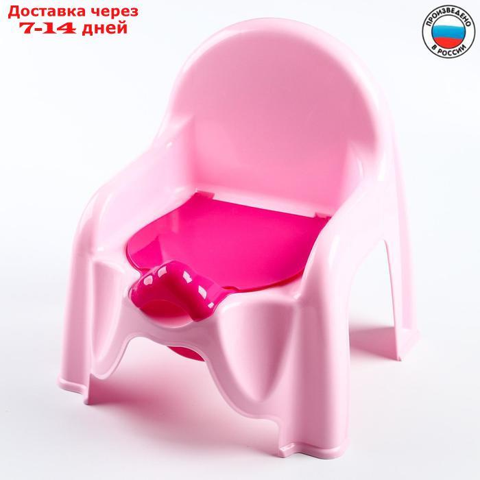 Горшок-стульчик с крышкой, цвет розовый - фото 1 - id-p206081503