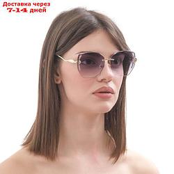Очки солнцезащитные женские "Сием", uv 400, 14.5х3х5.5 см, линза 6х5.4 см