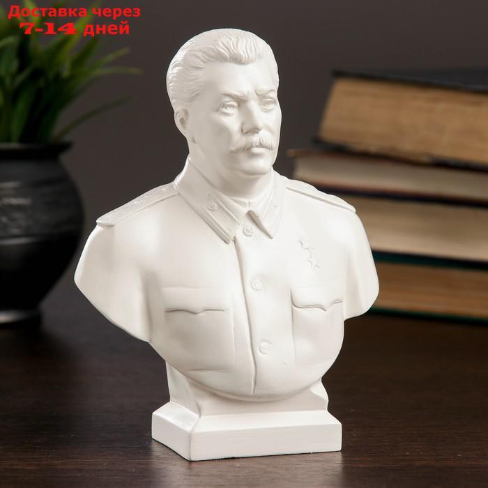 Бюст Сталин большой белый 7х12х16см - фото 1 - id-p206081729