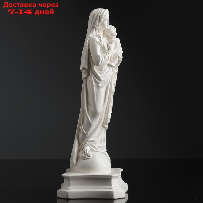 Фигура "Дева Мария с младенцем" белая 24см - фото 2 - id-p206081733