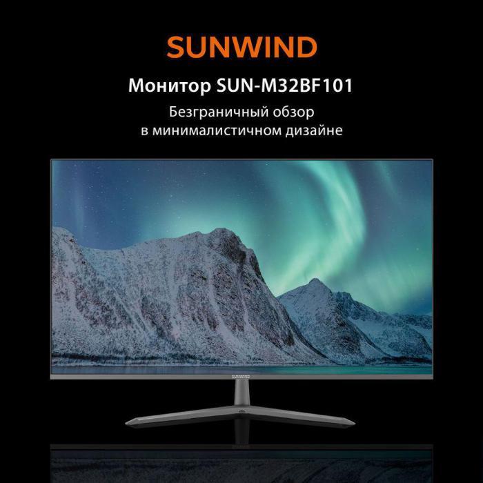 Монитор SunWind SUN-M32BF101 31.5", стальной - фото 5 - id-p205715438