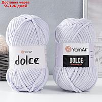 Пряжа "Dolce" 100% микрополиэстер 120м/100гр (776 бл. сирень)