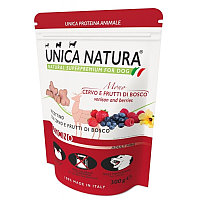 Unica Natura Печенье Unica Natura Mono 300гр для собак оленина ягода