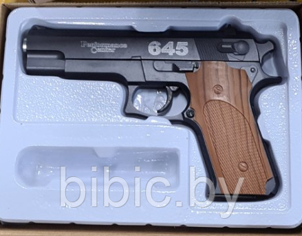 Детский пневматический пистолет Air Soft Gun K-21 игрушечный, детская игрушечная пневматика воздушка - фото 2 - id-p206230158