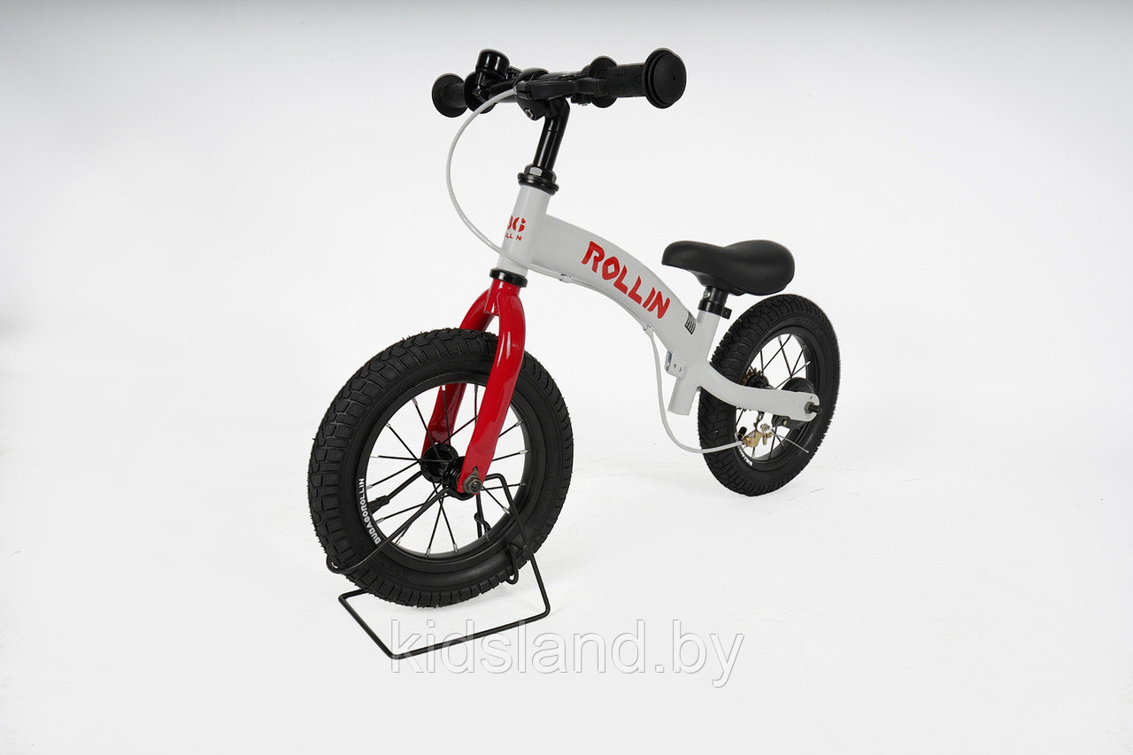 Беговел-велосипед Bubago Rollin цвет White-Red/Белый-красный - фото 2 - id-p206220827