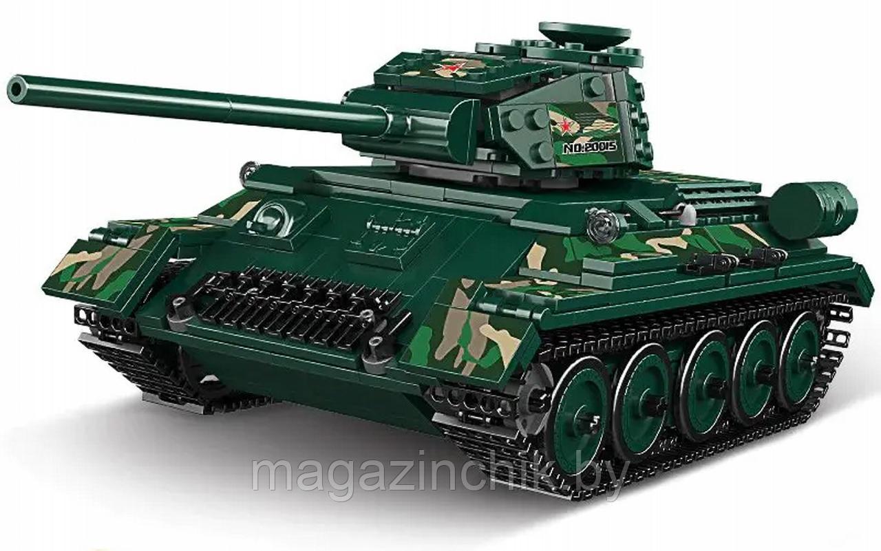Конструктор Средний танк Т-34 на управлении, 20015 Mould King, 800 дет. - фото 6 - id-p206243042