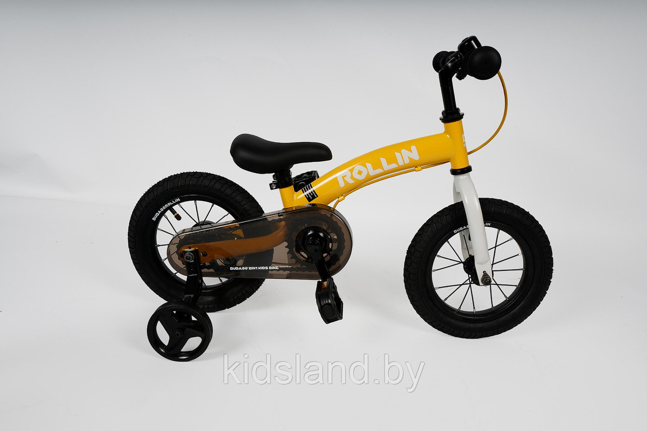 Беговел-велосипед Bubago Rollin цвет Yellow/Желтый, фото 1