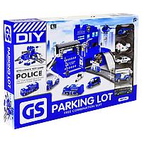 Игровой набор "Полицейский паркинг" с металлическим транспортом