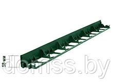 Пластиковый бордюр ГеоПластБорд 58 мм, длина 1 м, зелёный
