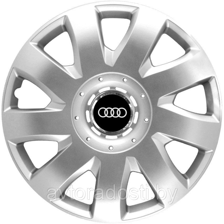 Колпаки на колеса SJS модель 311 / 15"+ комплект значков Audi