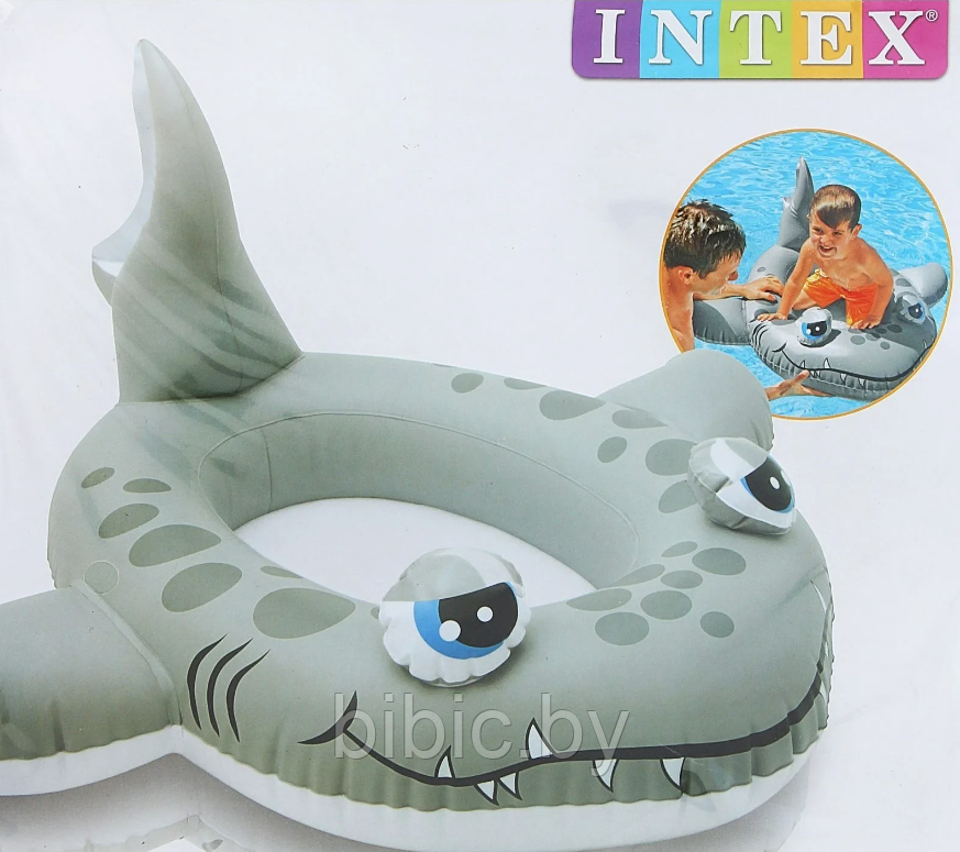 Детская надувная лодка Pool Cruisers INTEX, от 3 до 6 лет, 3 вида. Интекс надувной круг для детей арт.59380NP - фото 3 - id-p206288554