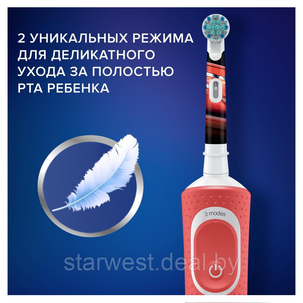 Oral-B Braun Vitality 100 KIDS Cars (из набора) Детская электрическая зубная щетка D100.413.2K - фото 2 - id-p206288567