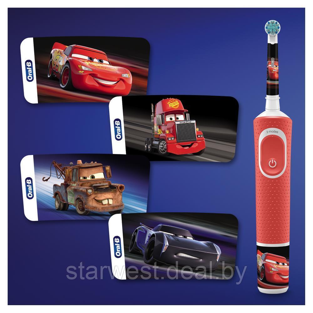 Oral-B Braun Vitality 100 KIDS Cars (из набора) Детская электрическая зубная щетка D100.413.2K - фото 7 - id-p206288567