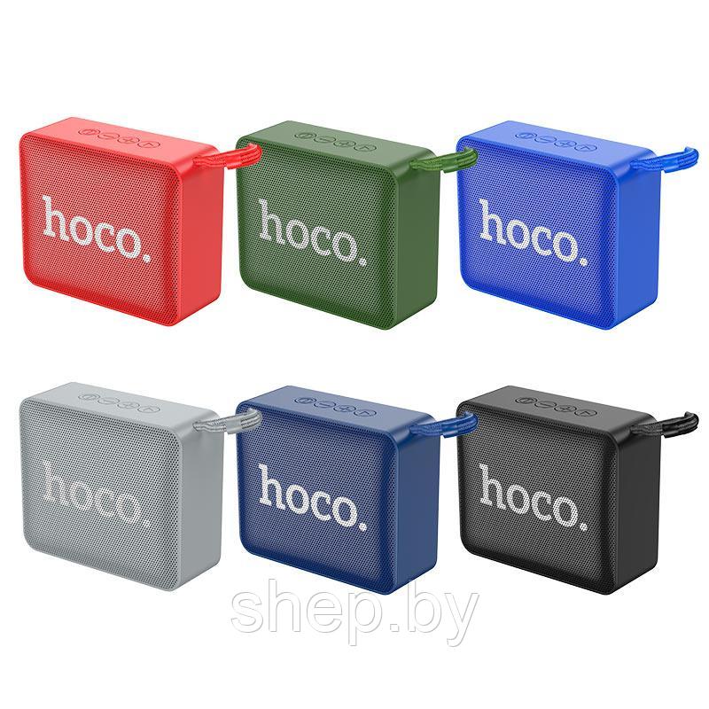 Беспроводная колонка Hoco BS51 цвет: черный, синий, красный, серый, темно-синий - фото 1 - id-p197171685