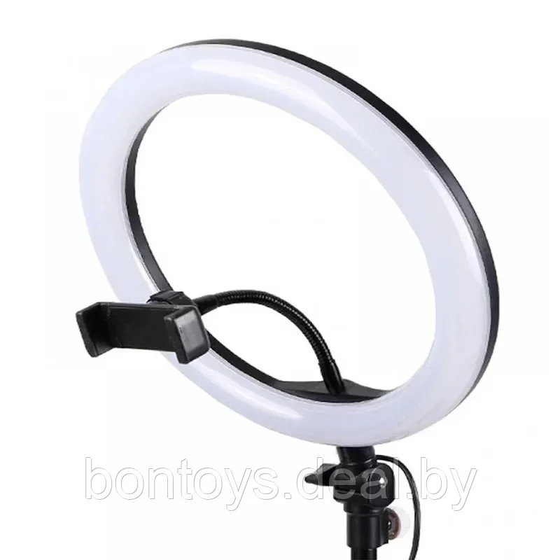 Кольцевая лампа 26см LED Ring со штативом 2м держатель для телефона и пульт HX-360 - фото 3 - id-p206306849