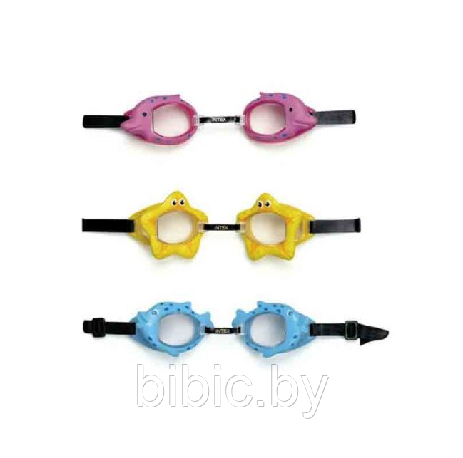 Детские очки для плавания 55610 Intex интекс, плавательные аксессуары для детей - фото 2 - id-p206307012