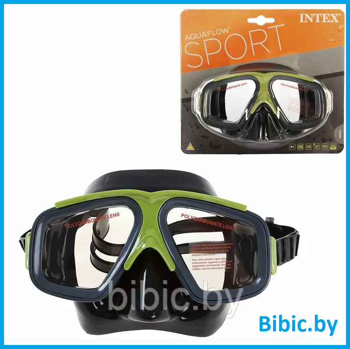 Детские очки для плавания , маска для купания Surf Rider Intex 55975, плавательные аксессуары для детей - фото 1 - id-p206307117