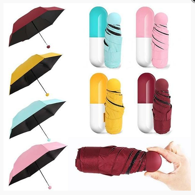 Зонт-капсула Mini Pocket Umbrella 4 цвета. - фото 1 - id-p92044709