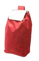 Хозяйственная сумка для тележки на колесах (57х32х20 см.) (XY-090) цвет №2 красный