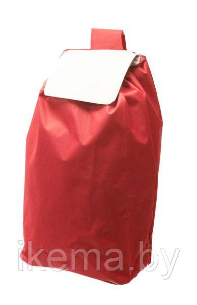 Хозяйственная сумка для тележки на колесах (57х32х20 см.) (XY-090) цвет №2 красный - фото 1 - id-p206307169