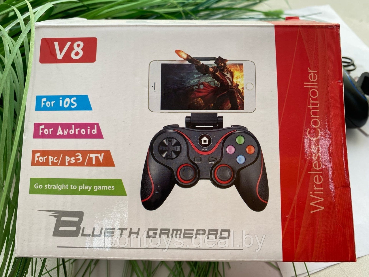 Беспроводной геймпад V8 Bluetooth GamePad v8